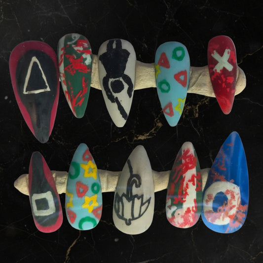 I've Played These Games Before Press-On Nail Set – Almond