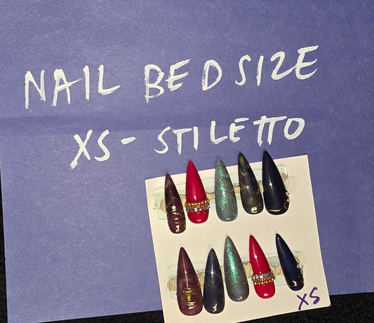 Stars Front & Back Press-On Nail Set